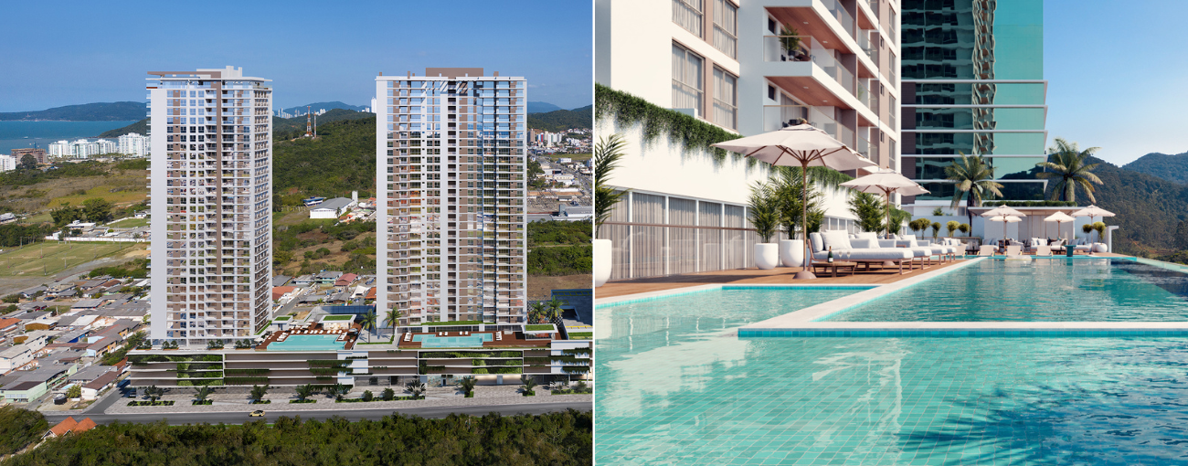 Empreendimento Torres da Brava na Praia Brava de Itajaí teve valorização de mais de 300%