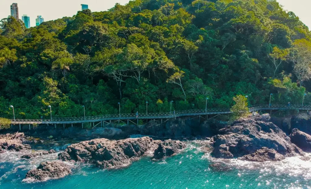Imagem mostra as belezas naturais e a qualidade de vida oferecidas em Balneário Camboriú